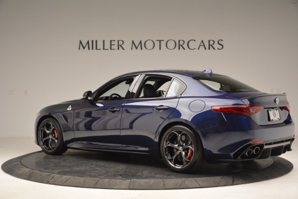 New 2017 Alfa Romeo Giulia Quadrifoglio for sale Sold at Alfa Romeo of Greenwich in Greenwich CT 06830 4