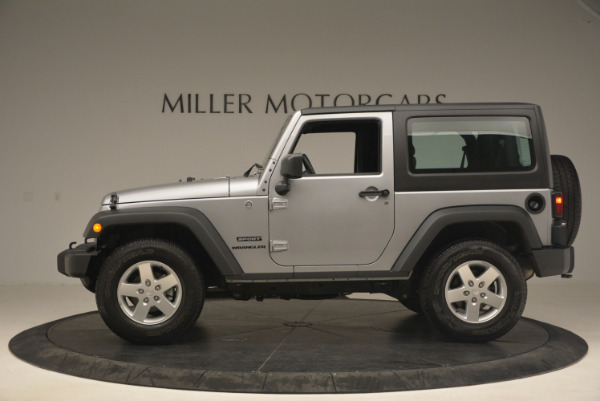 Used 2015 Jeep Wrangler Sport for sale Sold at Alfa Romeo of Greenwich in Greenwich CT 06830 3