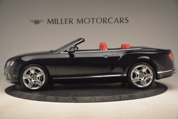 Used 2012 Bentley Continental GT W12 Convertible for sale Sold at Alfa Romeo of Greenwich in Greenwich CT 06830 3