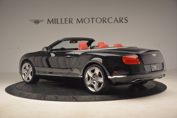 Used 2012 Bentley Continental GT W12 Convertible for sale Sold at Alfa Romeo of Greenwich in Greenwich CT 06830 4