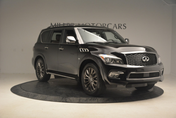 Used 2015 INFINITI QX80 Limited 4WD for sale Sold at Alfa Romeo of Greenwich in Greenwich CT 06830 11