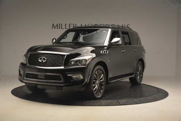 Used 2015 INFINITI QX80 Limited 4WD for sale Sold at Alfa Romeo of Greenwich in Greenwich CT 06830 1