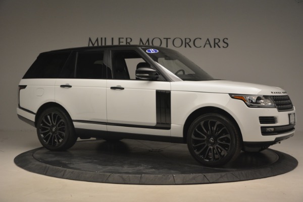 Used 2015 Land Rover Range Rover Supercharged for sale Sold at Alfa Romeo of Greenwich in Greenwich CT 06830 10