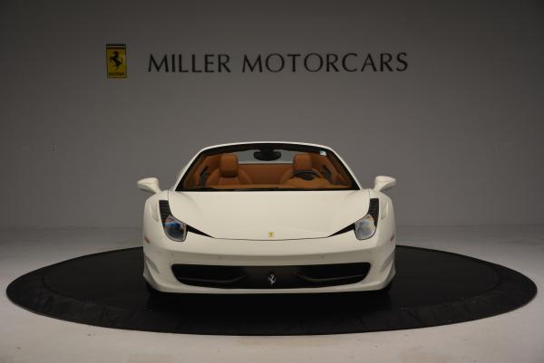 Used 2012 Ferrari 458 Spider for sale Sold at Alfa Romeo of Greenwich in Greenwich CT 06830 12