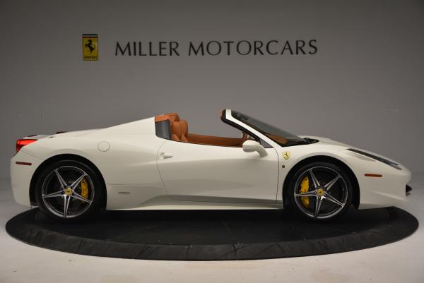 Used 2012 Ferrari 458 Spider for sale Sold at Alfa Romeo of Greenwich in Greenwich CT 06830 9