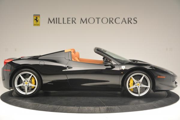 Used 2015 Ferrari 458 Spider for sale Sold at Alfa Romeo of Greenwich in Greenwich CT 06830 9