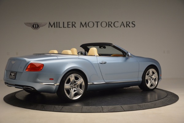 Used 2012 Bentley Continental GTC W12 for sale Sold at Alfa Romeo of Greenwich in Greenwich CT 06830 8