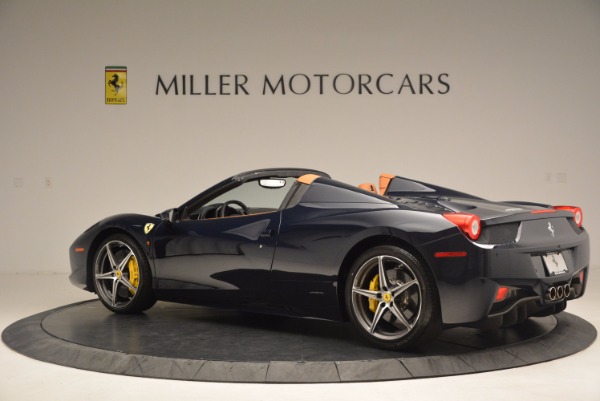 Used 2015 Ferrari 458 Spider for sale Sold at Alfa Romeo of Greenwich in Greenwich CT 06830 4