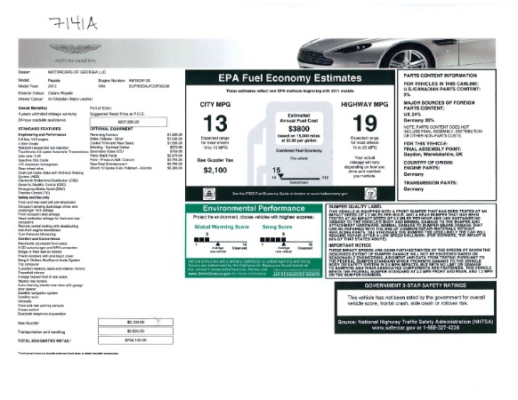 Used 2012 Aston Martin Rapide for sale Sold at Alfa Romeo of Greenwich in Greenwich CT 06830 23