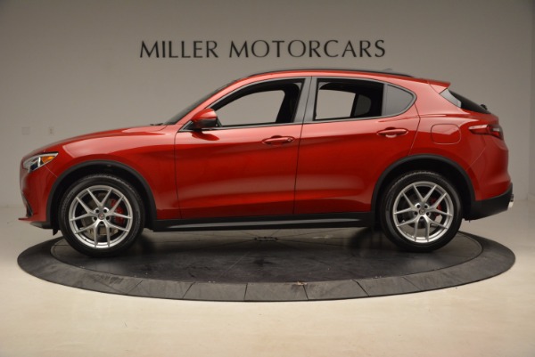 New 2018 Alfa Romeo Stelvio Ti Sport Q4 for sale Sold at Alfa Romeo of Greenwich in Greenwich CT 06830 3