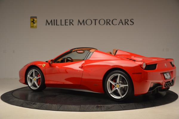 Used 2012 Ferrari 458 Spider for sale Sold at Alfa Romeo of Greenwich in Greenwich CT 06830 4