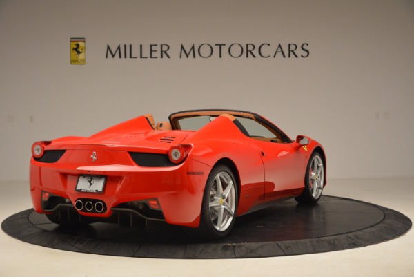 Used 2012 Ferrari 458 Spider for sale Sold at Alfa Romeo of Greenwich in Greenwich CT 06830 7