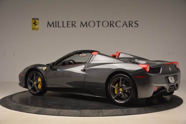 Used 2014 Ferrari 458 Spider for sale Sold at Alfa Romeo of Greenwich in Greenwich CT 06830 4