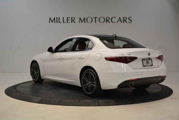 New 2018 Alfa Romeo Giulia Ti Lusso Q4 for sale Sold at Alfa Romeo of Greenwich in Greenwich CT 06830 5