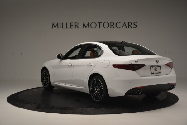 New 2018 Alfa Romeo Giulia Ti Lusso Q4 for sale Sold at Alfa Romeo of Greenwich in Greenwich CT 06830 5