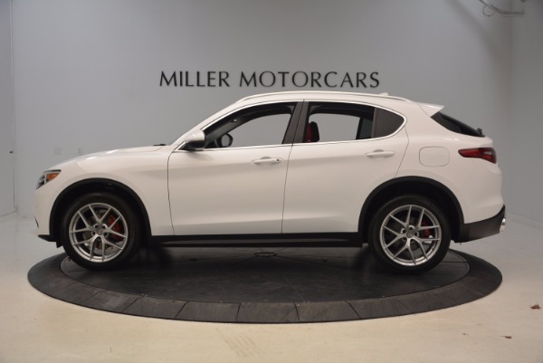 New 2018 Alfa Romeo Stelvio Ti Sport Q4 for sale Sold at Alfa Romeo of Greenwich in Greenwich CT 06830 3