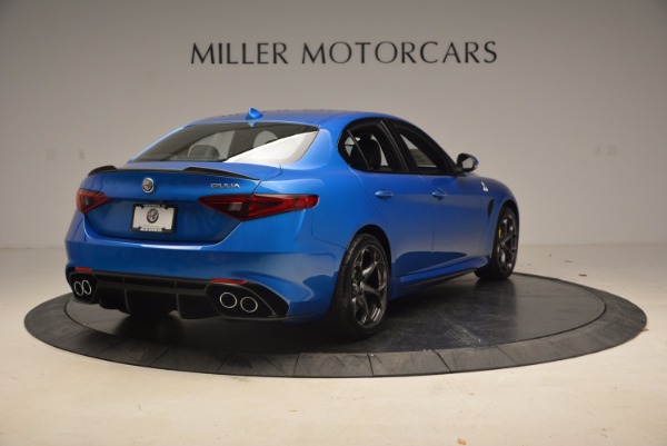 New 2018 Alfa Romeo Giulia Quadrifoglio for sale Sold at Alfa Romeo of Greenwich in Greenwich CT 06830 7