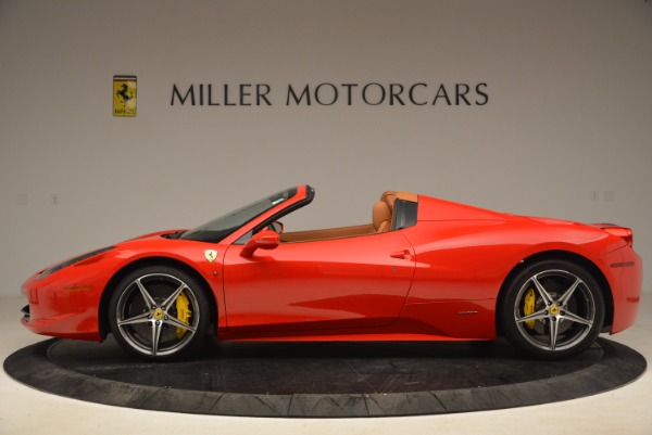 Used 2013 Ferrari 458 Spider for sale Sold at Alfa Romeo of Greenwich in Greenwich CT 06830 3