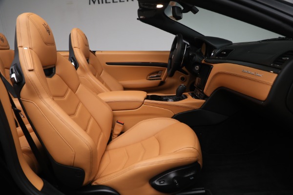 Used 2018 Maserati GranTurismo Sport Convertible for sale Sold at Alfa Romeo of Greenwich in Greenwich CT 06830 27