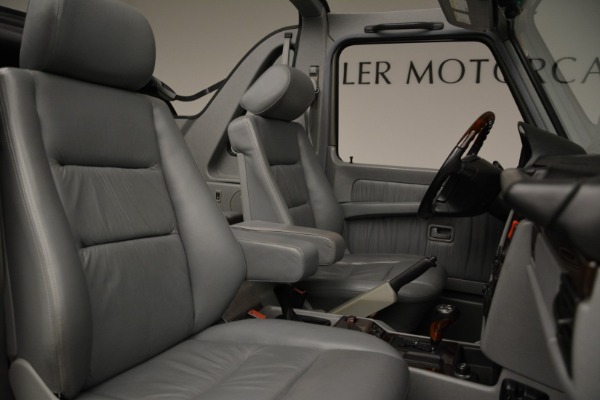 Used 1999 Mercedes-Benz G500 Cabriolet for sale Sold at Alfa Romeo of Greenwich in Greenwich CT 06830 28