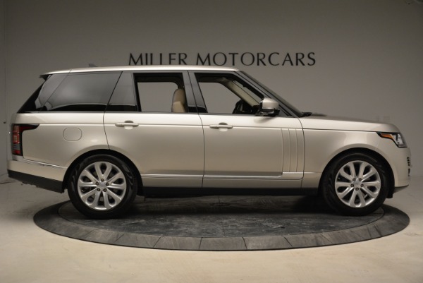 Used 2016 Land Rover Range Rover HSE for sale Sold at Alfa Romeo of Greenwich in Greenwich CT 06830 9