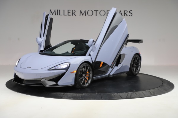 Used 2018 McLaren 570S Spider for sale Sold at Alfa Romeo of Greenwich in Greenwich CT 06830 18