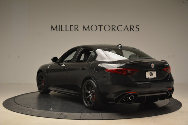 New 2018 Alfa Romeo Giulia Quadrifoglio for sale Sold at Alfa Romeo of Greenwich in Greenwich CT 06830 5