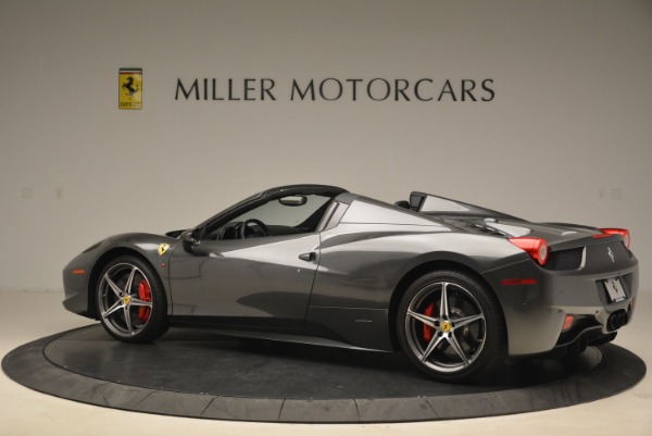 Used 2013 Ferrari 458 Spider for sale Sold at Alfa Romeo of Greenwich in Greenwich CT 06830 4