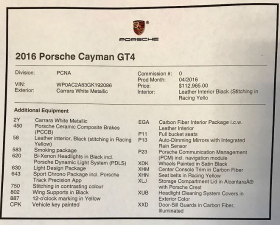 Used 2016 Porsche Cayman GT4 for sale Sold at Alfa Romeo of Greenwich in Greenwich CT 06830 23