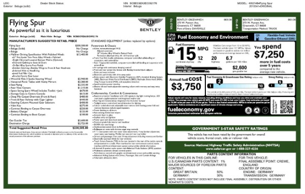 Used 2014 Bentley Flying Spur W12 for sale Sold at Alfa Romeo of Greenwich in Greenwich CT 06830 27