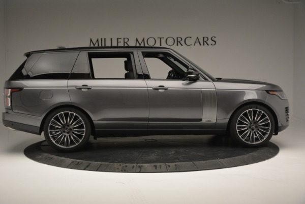 Used 2018 Land Rover Range Rover Supercharged LWB for sale Sold at Alfa Romeo of Greenwich in Greenwich CT 06830 9