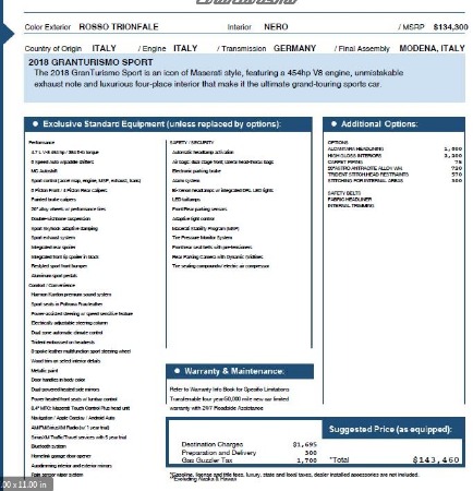 New 2018 Maserati GranTurismo Sport for sale Sold at Alfa Romeo of Greenwich in Greenwich CT 06830 2