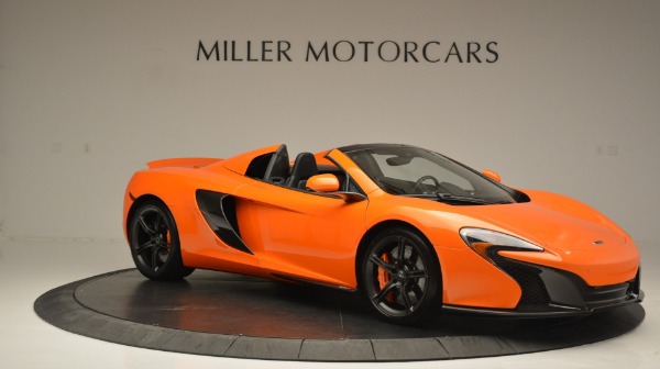 Used 2015 McLaren 650S Spider Convertible for sale Sold at Alfa Romeo of Greenwich in Greenwich CT 06830 10