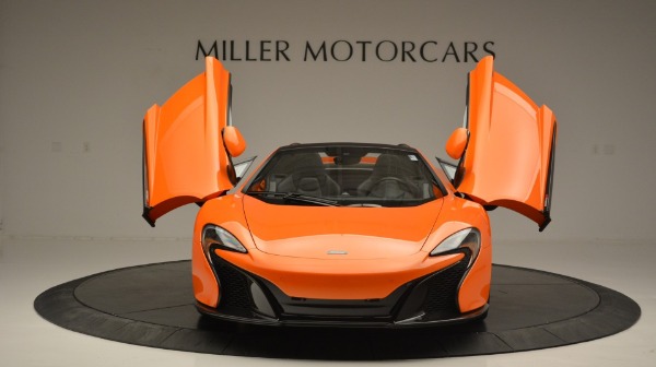 Used 2015 McLaren 650S Spider Convertible for sale Sold at Alfa Romeo of Greenwich in Greenwich CT 06830 13