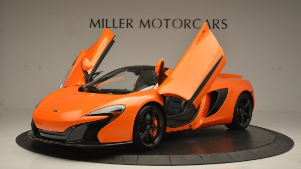 Used 2015 McLaren 650S Spider Convertible for sale Sold at Alfa Romeo of Greenwich in Greenwich CT 06830 14