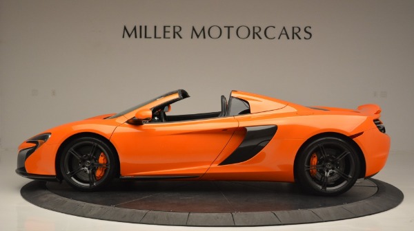 Used 2015 McLaren 650S Spider Convertible for sale Sold at Alfa Romeo of Greenwich in Greenwich CT 06830 3