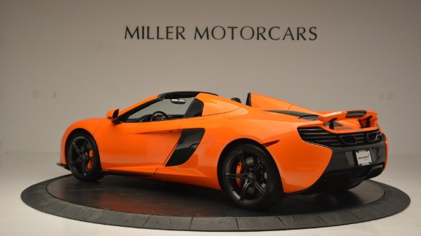 Used 2015 McLaren 650S Spider Convertible for sale Sold at Alfa Romeo of Greenwich in Greenwich CT 06830 4