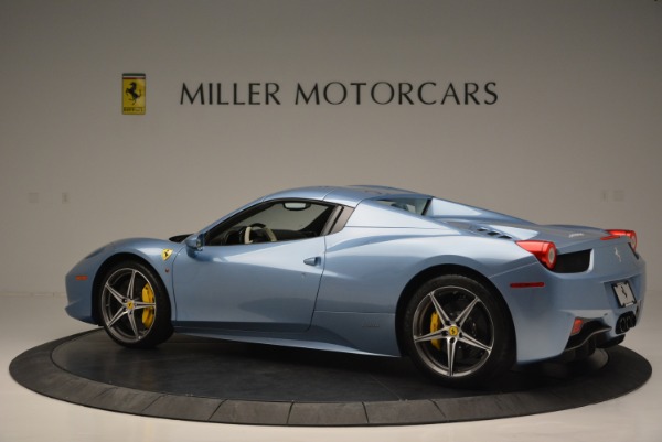 Used 2012 Ferrari 458 Spider for sale Sold at Alfa Romeo of Greenwich in Greenwich CT 06830 16