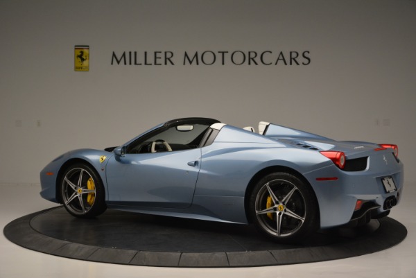 Used 2012 Ferrari 458 Spider for sale Sold at Alfa Romeo of Greenwich in Greenwich CT 06830 4