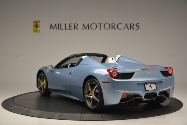 Used 2012 Ferrari 458 Spider for sale Sold at Alfa Romeo of Greenwich in Greenwich CT 06830 5