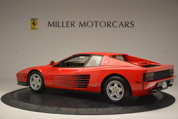 Used 1990 Ferrari Testarossa for sale Sold at Alfa Romeo of Greenwich in Greenwich CT 06830 4