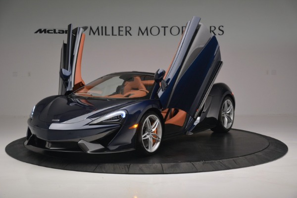 New 2019 McLaren 570S Spider Convertible for sale Sold at Alfa Romeo of Greenwich in Greenwich CT 06830 14
