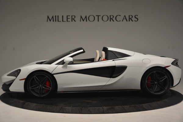 Used 2019 McLaren 570S Spider Convertible for sale Sold at Alfa Romeo of Greenwich in Greenwich CT 06830 3