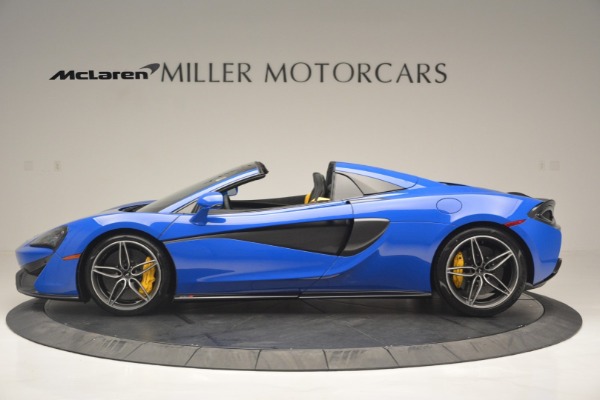 Used 2019 McLaren 570S Spider Convertible for sale Sold at Alfa Romeo of Greenwich in Greenwich CT 06830 3