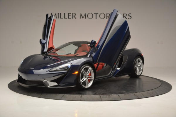 New 2019 McLaren 570S Spider Convertible for sale Sold at Alfa Romeo of Greenwich in Greenwich CT 06830 14