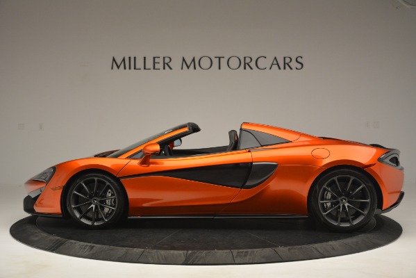 New 2019 McLaren 570S Spider Convertible for sale Sold at Alfa Romeo of Greenwich in Greenwich CT 06830 3
