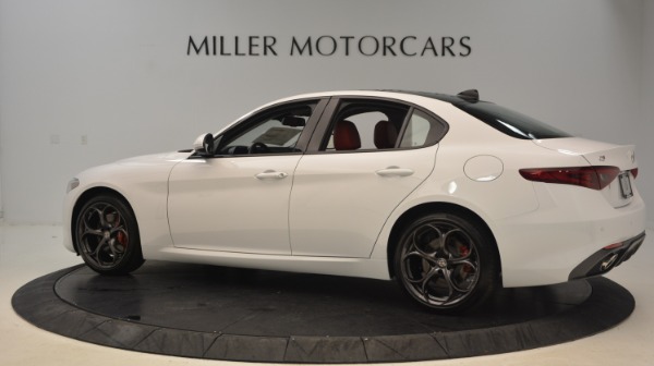 New 2019 Alfa Romeo Giulia Ti Sport Q4 for sale Sold at Alfa Romeo of Greenwich in Greenwich CT 06830 4