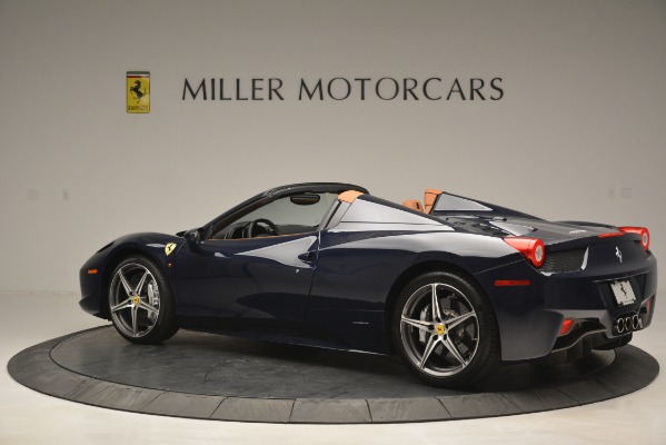 Used 2014 Ferrari 458 Spider for sale Sold at Alfa Romeo of Greenwich in Greenwich CT 06830 4