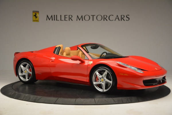 Used 2013 Ferrari 458 Spider for sale Sold at Alfa Romeo of Greenwich in Greenwich CT 06830 10