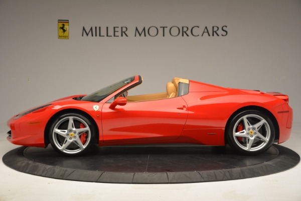 Used 2013 Ferrari 458 Spider for sale Sold at Alfa Romeo of Greenwich in Greenwich CT 06830 3